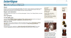 Desktop Screenshot of intertique.com